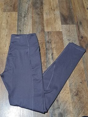 Victoria's Secret Studio Leggings Size 8 Long New With Tag (Gray/purple Color)